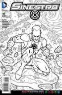 SINESTRO #19 ADULT COLORING BOOK VAR ED