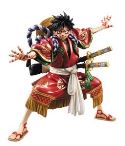 ONE PIECE POP MONKEY D LUFFY EX MODEL LTD PVC FIG KABUKI VER