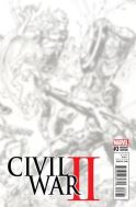 CIVIL WAR II #3 (OF 8) GI B&W VIRGIN CONNECTING D VAR