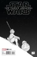 STAR WARS FORCE AWAKENS ADAPTATION #1 (OF 6) QUESADA SKETCH