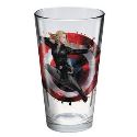 TOON TUMBLERS CAPTAIN AMERICA 3 AGENT 13 PINT GLASS