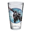 TOON TUMBLERS CAPTAIN AMERICA 3 WAR MACHINE PINT GLASS