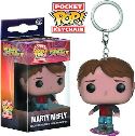 POCKET POP BTTF MARTY ON HOVERBOARD VINYL FIG KEYCHAIN