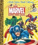 9 MARVEL SUPER HERO TALES LITTLE GOLDEN BOOK HC