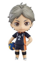 HAIKYU INDOMITABLE SETTER KOUSHI SUGAWARA NENDOROID SETTER (