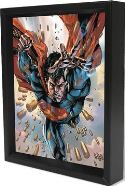 SUPERMAN BULLETS LENTICULAR 3D SHADOWBOX