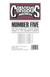 CEREBUS ARCHIVE VOL 05