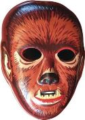 GHOULSVILLE BLOODY WEREWOLF VAC-TASTIC PLASTIC MASK