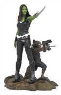 MARVEL GALLERY GOTG 2 GAMORA & ROCKET RACCOON PVC FIG