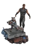 MARVEL PREMIER COLLECTION AVENGERS 3 THOR & ROCKET STATUE (C