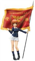 GIRLS UND PANZER MOVIE MIHO NISHIZUMI 1/7 PVC FIG W/ FLAG (C