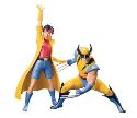 MARVEL UNIVERSE X-MEN 92 WOLVERINE & JUBILEE 2PK ARTFX+
