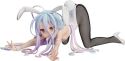 NO GAME NO LIFE SHIRO 1/4 PVC FIG BUNNY VER