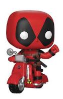 POP RIDES DEADPOOL & SCOOTER VINYL FIG