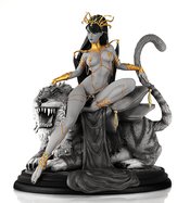 WOMEN DYNAMITE DEJAH THORIS CAMPBELL B&W ARTIST PROOF STATUE