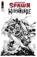 MEDIEVAL SPAWN WITCHBLADE #2 (OF 4) CVR C B&W CAPULLO