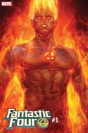 FANTASTIC FOUR #1 ARTGERM HUMAN TORCH VAR