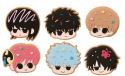 GINTAMA PATISSERIE GIN SANS COOKIE SHOP CHARM 6PC DS