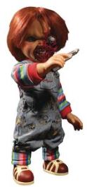 CHILDS PLAY TALKING PIZZA FACE CHUCKY 15IN MEGA SCALE FIG (O