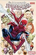 DF AMAZING SPIDER-MAN #800 SGN GREG LAND