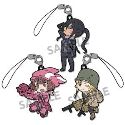 PIKURIRU SAO ALT GUN GALE ONLINE RUBBER STRAP 3PC SET