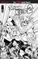 SPAWN KILLS EVERYONE TOO #4 (OF 4) CVR B B&W VIRGIN MCFARLAN