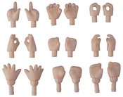 NENDOROID DOLL HAND PARTS 18PC SET CREAM VER (O/A)