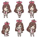 KIZUNA AI NENDOROID PLUS KEYCHAIN 6PC BMB DS