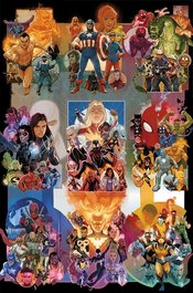 MARVELS 80TH BY PHIL NOTO POSTER