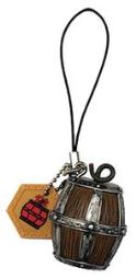 MONSTER HUNTER ITEM MASCOT LARGE BARREL BOMB PVC KEYCHAIN (C