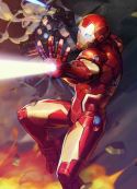 TONY STARK IRON MAN #12 NEXON MARVEL BATTLE LINES VAR WR