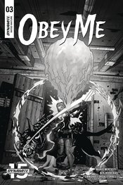OBEY ME #3 10 COPY HERRERA B&W INCV  (MR)