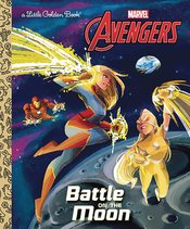 AVENGERS BATTLE ON MOON LITTLE GOLDEN BOOK