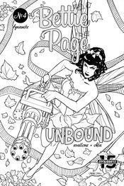 BETTIE PAGE UNBOUND #4 40 COPY OHTA B&W INCV