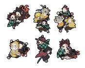 DEMON SLAYER KIMETSU NO YAIBA RUBBER MASCOT 6PC DS (O/A)