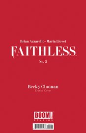 FAITHLESS #5 (OF 6) CVR B EROTICA CLOONAN VAR (MR)