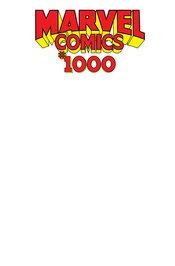 MARVEL COMICS #1000 BLANK VAR