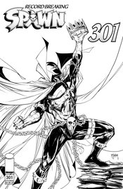 SPAWN #301 CVR I B&W MCFARLANE