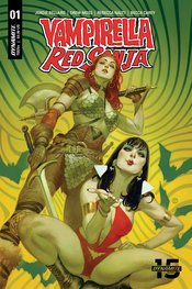 VAMPIRELLA RED SONJA #1 CVR B TEDESCO