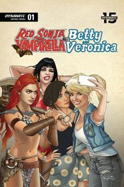 RED SONJA VAMPIRELLA BETTY VERONICA #1 SELFIE LTD CVR