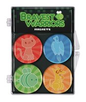 BRAVEST WARRIORS 4 PACK MAGNET SET