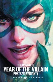 DC POSTER PORTFOLIO COMPLETE YEAR OT VILLAIN POSTER VARIANTS