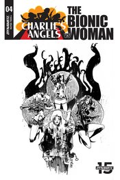 CHARLIES ANGELS VS BIONIC WOMAN #4 10 COPY MAHFOOD B&W INCV