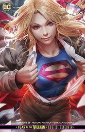 SUPERGIRL #36 CARD STOCK VAR ED YOTV