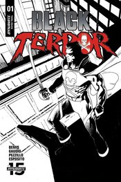 BLACK TERROR #1 30 COPY GORHAM B&W INCV