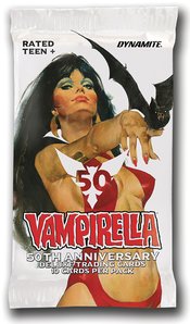 VAMPIRELLA 50TH TRADING CARDS INDIVIDUAL FOIL PACK