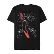 STAR WARS DARTH VADER SABER SMOKE T/S MED