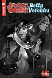 RED SONJA VAMPIRELLA BETTY VERONICA #4 15 COPY DALTON B&W FO