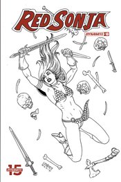 RED SONJA #10 30 COPY LINSNER B&W INCV