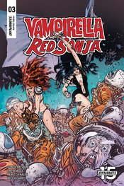 VAMPIRELLA RED SONJA #3 CVR C JOHNSON & SPICER